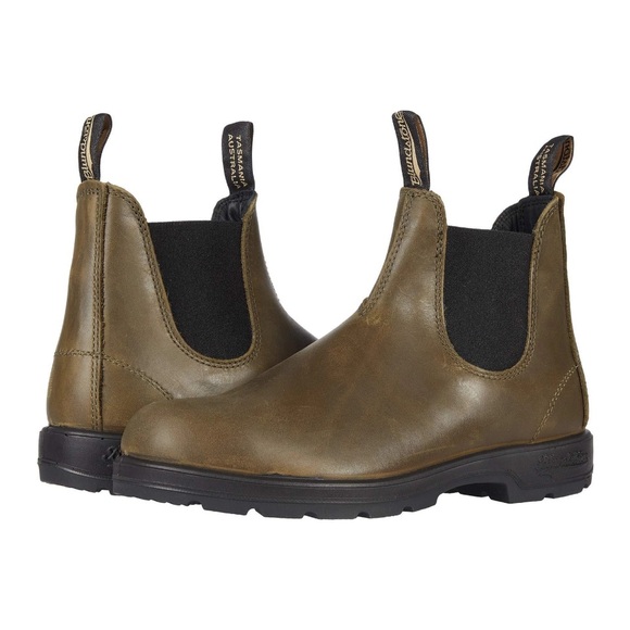 Blundstone Olive Green leather Classic Chelsea boots 2052 - Picture 9 of 9